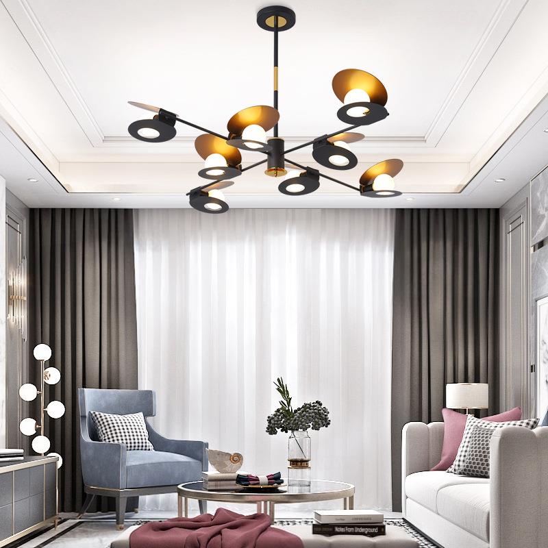 北欧吊灯客厅灯简约现代大吸顶灯卧室2021年新款网红灯饰灯具