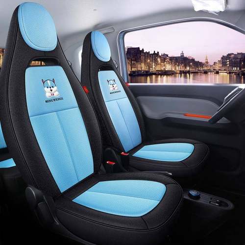 适用五菱宏光汽车原车纹路四季通用一车一版全包围麻网布材质坐垫