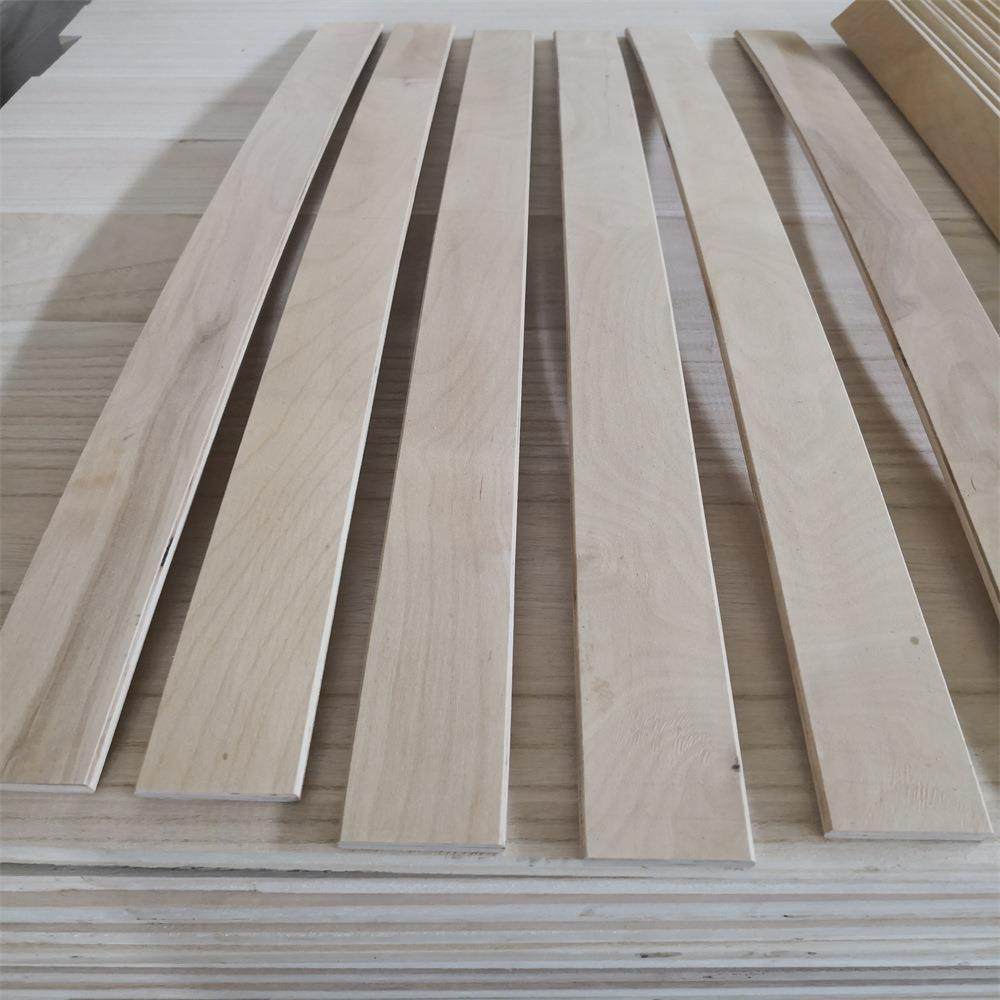 直销多层胶合板床板条木板撑木条杨木床龙骨支撑架直条弯条