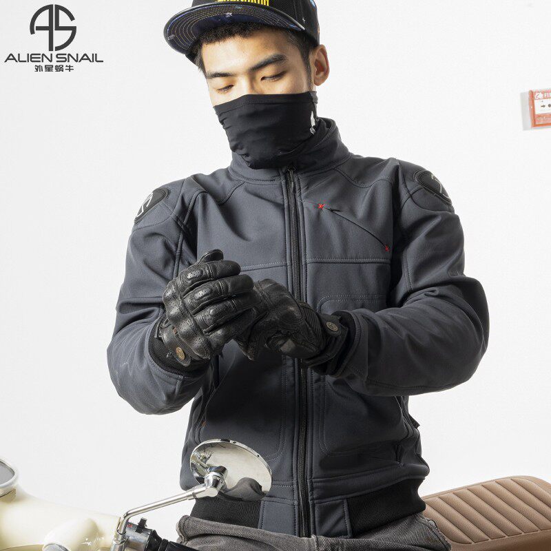 外星蜗牛摩托车骑行服叛逆者四季防风休闲机车服男赛车服骑行装备