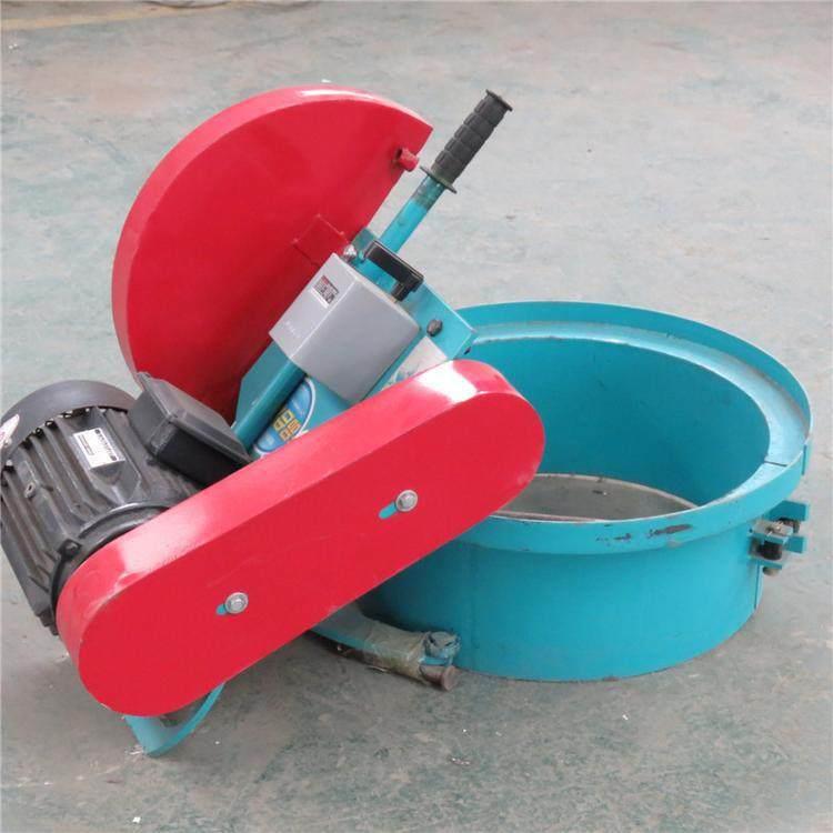 手推式电动切割机 水泥墩子升降式切桩设备 卡箍式切桩机
