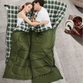 室内户外露营自驾游旅行双人睡袋式 抗寒保暖情侣家人伴行