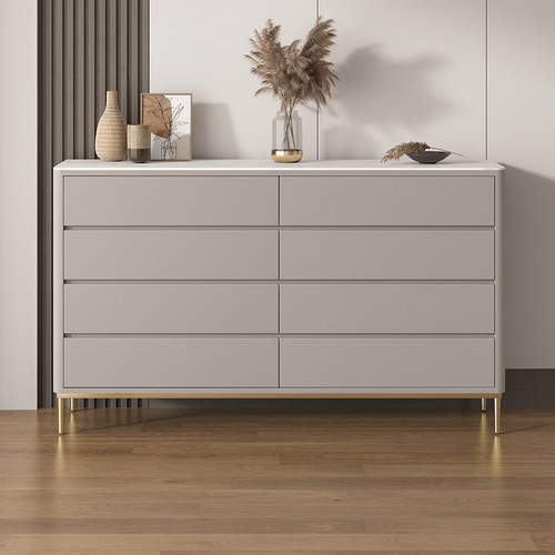 实木五斗柜轻奢客厅八斗柜卧室抽屉柜储物柜墙边收纳柜子