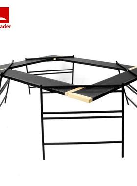 新款户外烧烤桌可拼接网桌野营便携多功能折叠桌自驾游便携野餐桌