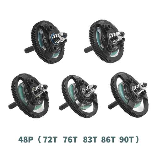 1/10TRAXXASSLASH2WD波箱齿轮48P总成=72T+76T+83T+86T+90T
