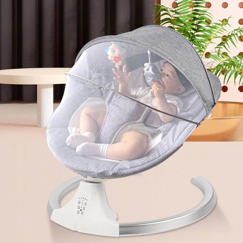 哄娃神器婴儿摇摇椅宝宝哄睡躺椅带娃新生儿摇摇床电动摇篮安抚椅
