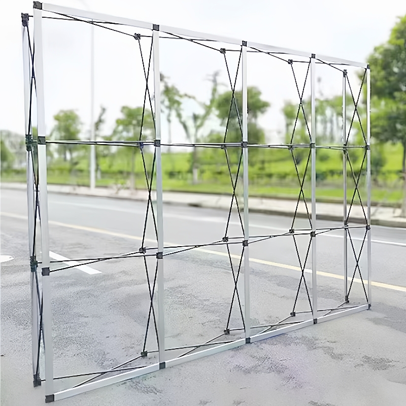 桁架折叠拉网展架便携广告背景展架签名墙签到处支架快搭