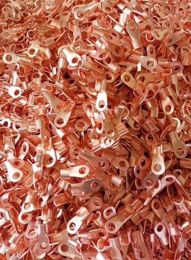 HINL开口铜线鼻子OT-10A20A30A40A50A60A80A100A铜鼻子接线端子