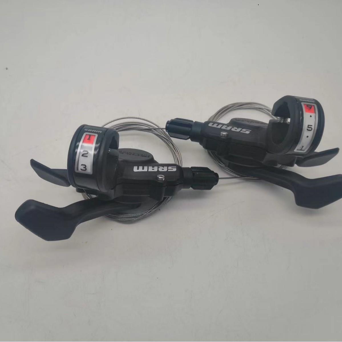 速联S500指拨3X9速山地车分体变速指拨左右指拨带视窗