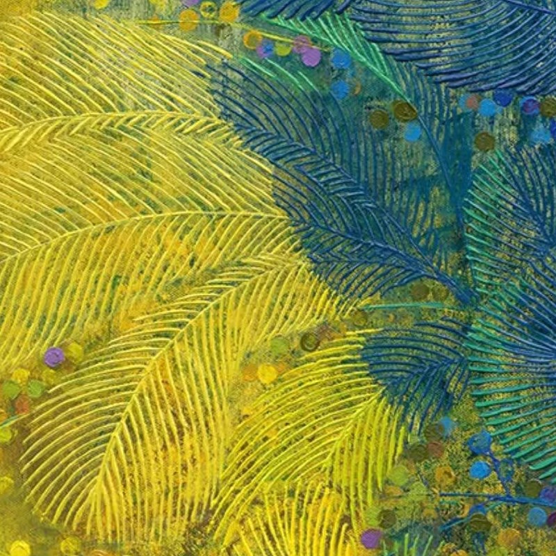 纯手绘油画装饰画一树金客厅沙发背景墙抽象肌理立体玄关手工挂画图片