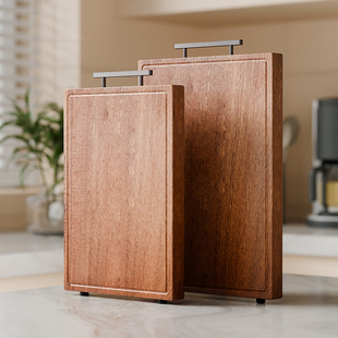 客满多乌檀木整木砧板剁骨切肉厨房案板家用耐剁实木菜板