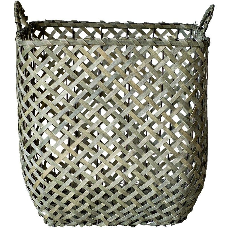 木片编织收纳筐大号手提收纳篮镂空脏衣筐花盆套筐装饰天然,收纳整理,收纳筐,淘宝优惠券,粉丝福利购,淘宝优惠卷