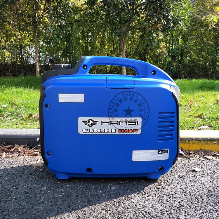 2kw小型数码变频汽油发电机 2000w单相直流家用便携手提发电机