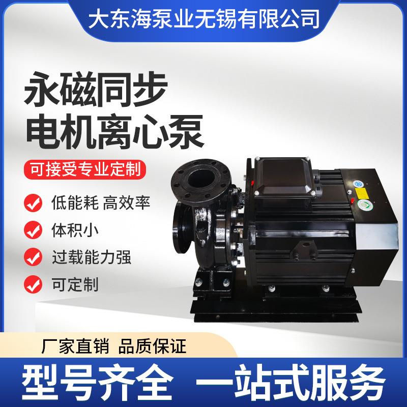 管道离心泵 三相 泵用永磁同步电机 18.5KW变频启动 大东海泵业
