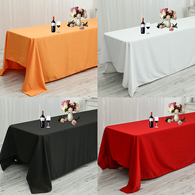 定制酒店会议室桌布长条桌长方形加厚防水防烫家用梳妆台书桌台布