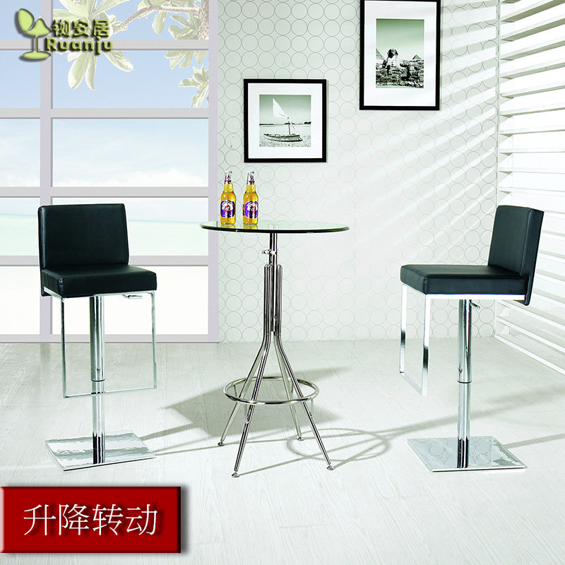 时尚新款升降酒吧椅高脚凳家用靠背前台办公咖啡餐椅KTV椅B231