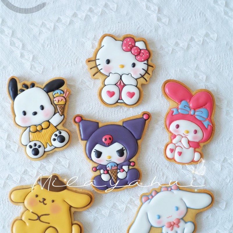 惠子糖霜饼干模具万圣节蛋糕装饰布丁狗猫日式