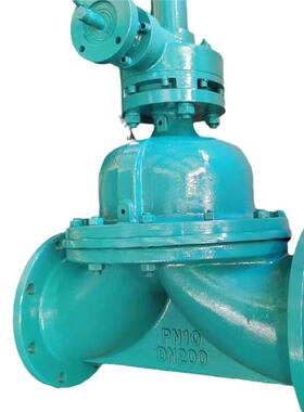 -G4J衬胶法兰铸钢隔膜阀DN25手动0C