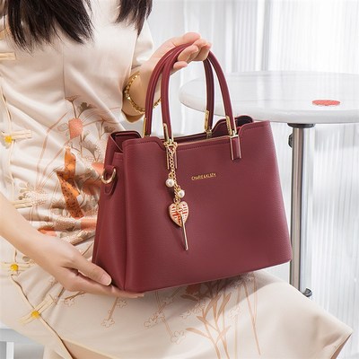 红色手提包结婚礼物包包新娘包女大气中年妈妈款喜婆婆大容量婚包