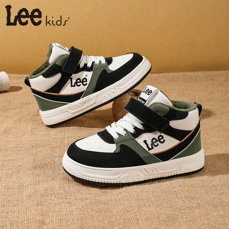 LeeKIDS儿童运动鞋魔术贴中高帮