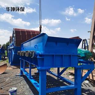 多级联动滚轴筛大型建筑土石筛分设备咨询费厂家泥浆石头分离机