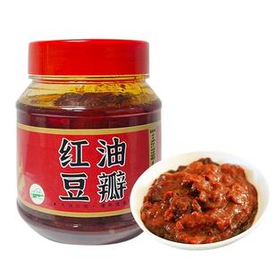 青海循化清真豆瓣酱红油豆瓣酱家用炒菜下饭香辣椒酱调味上色450g