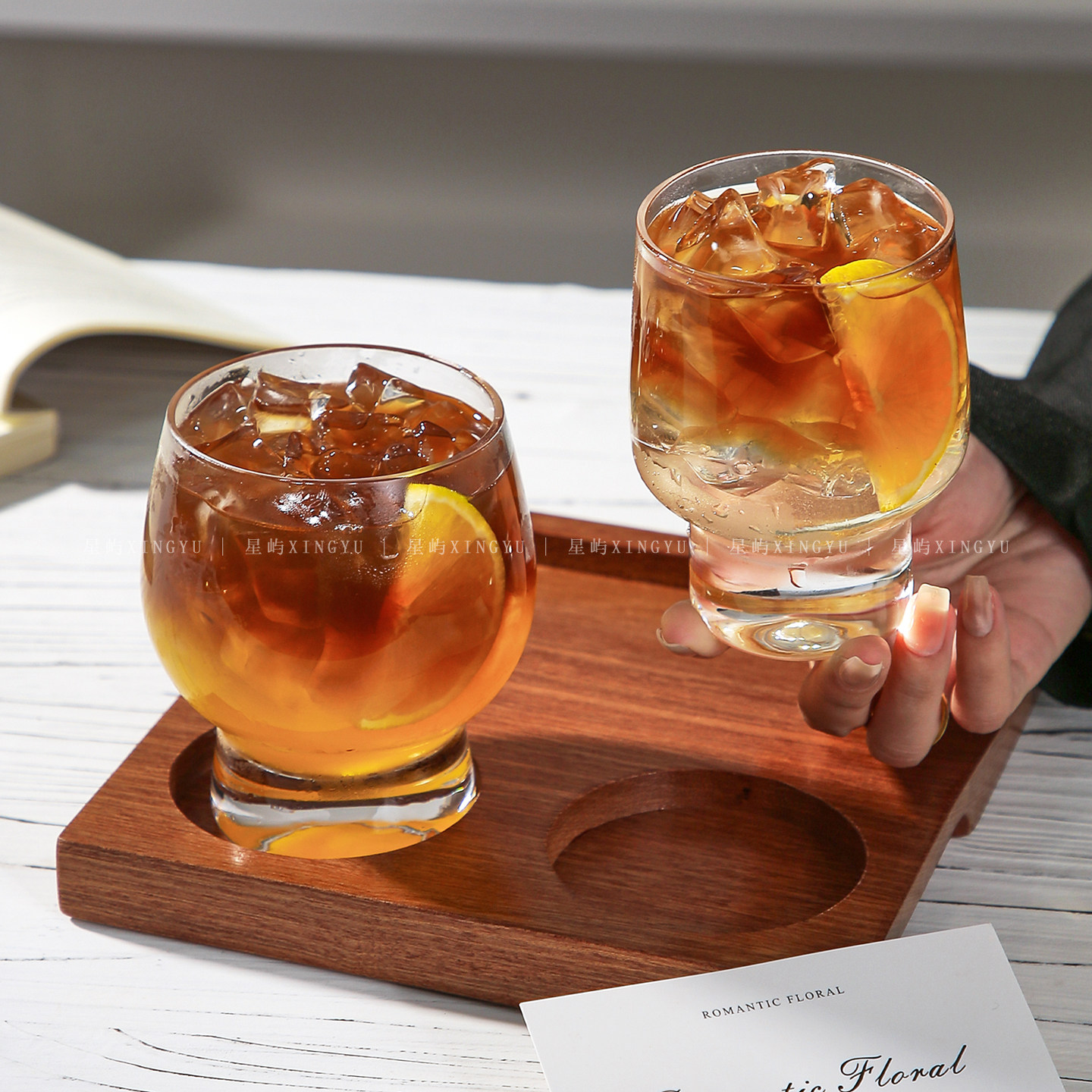 高颜值创意胖胖玻璃杯大容量