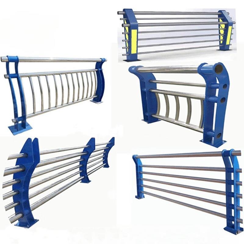 桥梁护栏河道景观灯光护栏复合管高架桥两侧防护隔离栏杆道路护栏