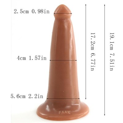 Faak New Large Anal Sex Toys Soft Silicone Anal Plug Prostat