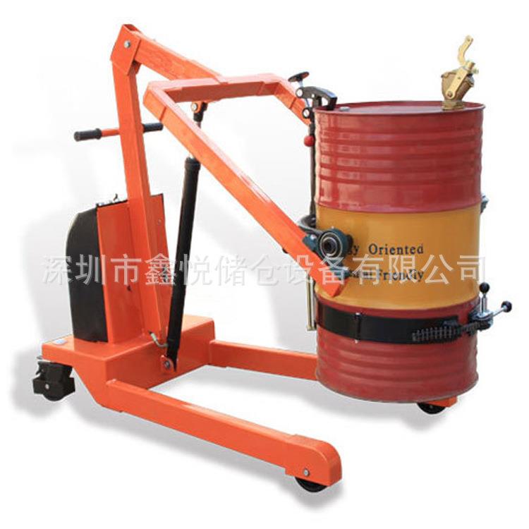 电动油桶堆高投料车单臂投料车YL00半自动油桶堆放车