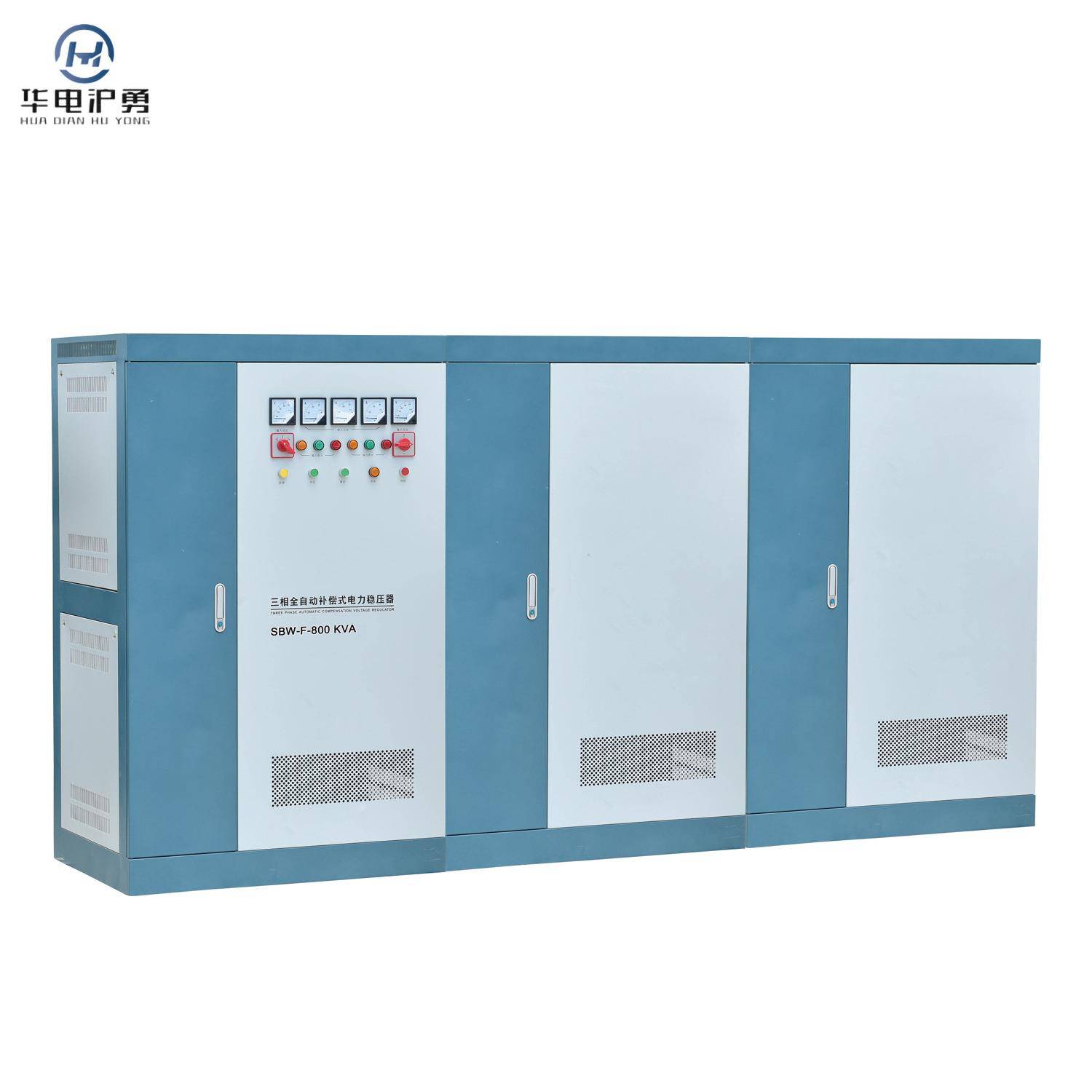 厂家生产SBW-F-400KVA稳压器智能三相全自动大功率分调式稳压器