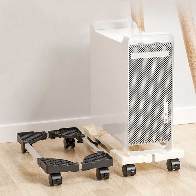 电脑主机托架散热伸缩架子机箱简约万向轮移动增高置物架家用