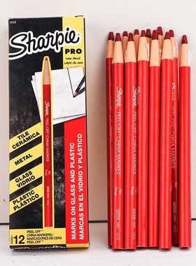 三福纸卷拉线蜡笔Sharpie Peel-Off china Marker黑色红色白色笔