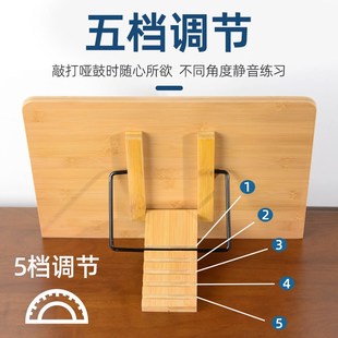 桌面哑鼓垫套装静音架子鼓棒初学入门哑鼓练习垫打击垫节拍器套装
