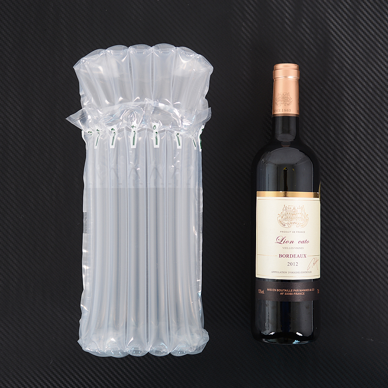 7柱7红酒啤酒气柱袋气泡柱快递防摔冲气囊缓冲非自粘膜