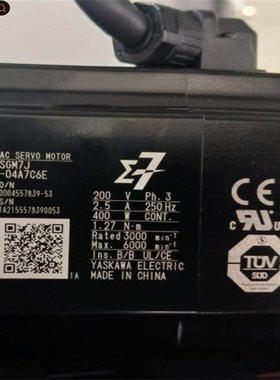 SGM7J-08AFC6E电机SGM7G-1EAFC61 SGD7S-470A00B202 SGDB-30ADM-P