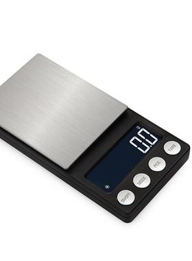 黑色珠宝秤0.01g迷你便携口袋克称电子秤0.1g186