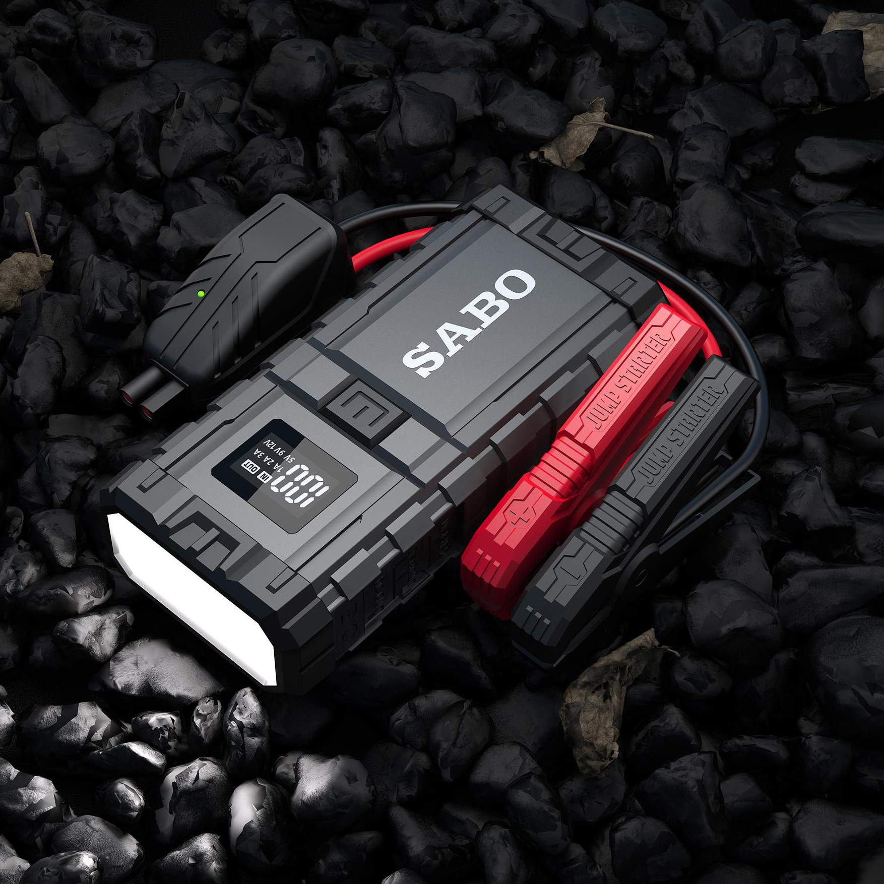 SABO尚比奥X6汽车应急启动电源12VPD双向65W瓦超大备用电瓶启动器