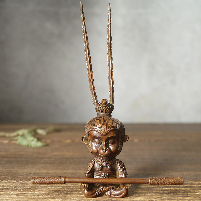 厂价苏工实心铜斗战胜佛孙茶宠茶室茶桌桌面摆件日式铜虫茶玩,家居饰品,桌面摆件,淘宝优惠券,粉丝福利购,淘宝优惠卷