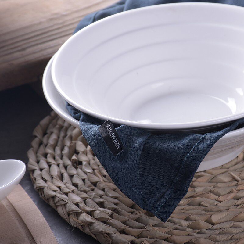 白瓷面碗家用大号日式拉面碗8寸9寸斗笠碗饭碗面碗商用陶瓷汤碗