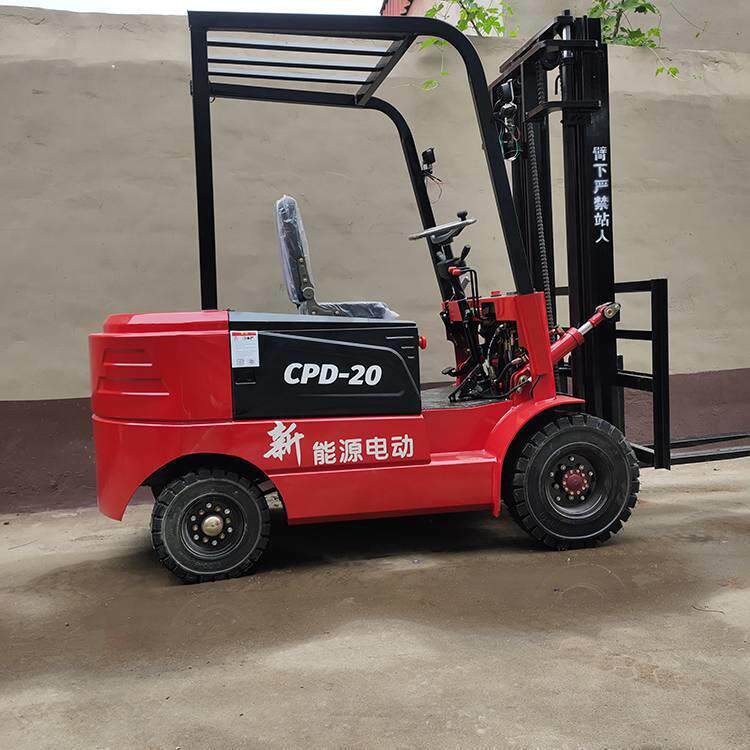 小电型动叉车四RW电动叉轮座液压升降货物堆垛驾车新能源堆高式一