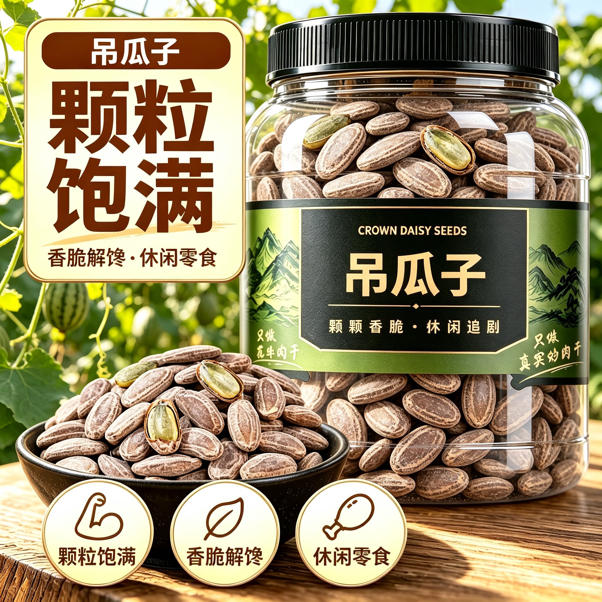 新货大颗粒奶油味吊瓜子整箱