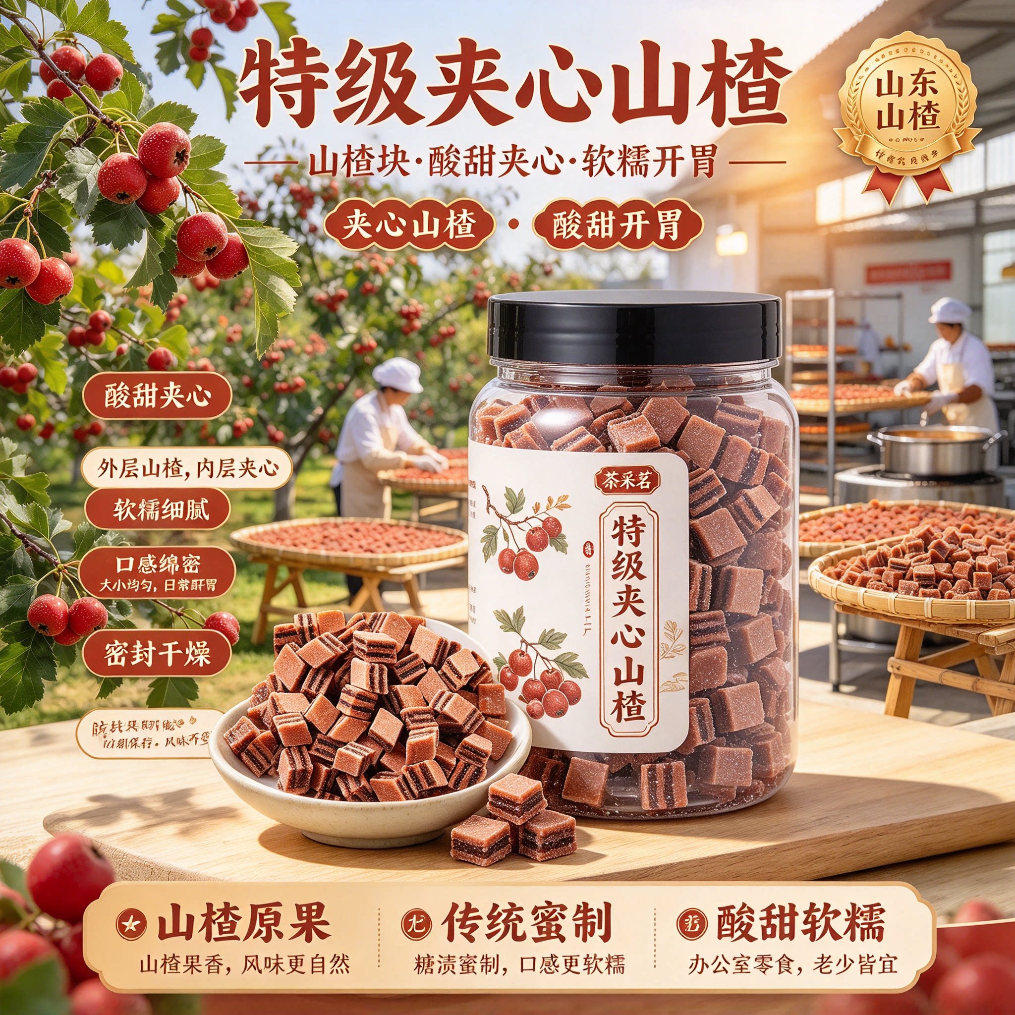 办公室休闲山楂汉堡夹心卷