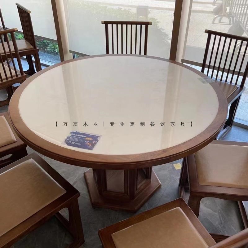 茶餐厅茶楼中式卡座沙发西餐厅火锅店餐饮面馆饭店桌椅组合商用