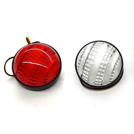 FOR07-10款卡罗拉LED后杠灯09款汉兰达带行车刹车后尾灯加装改装