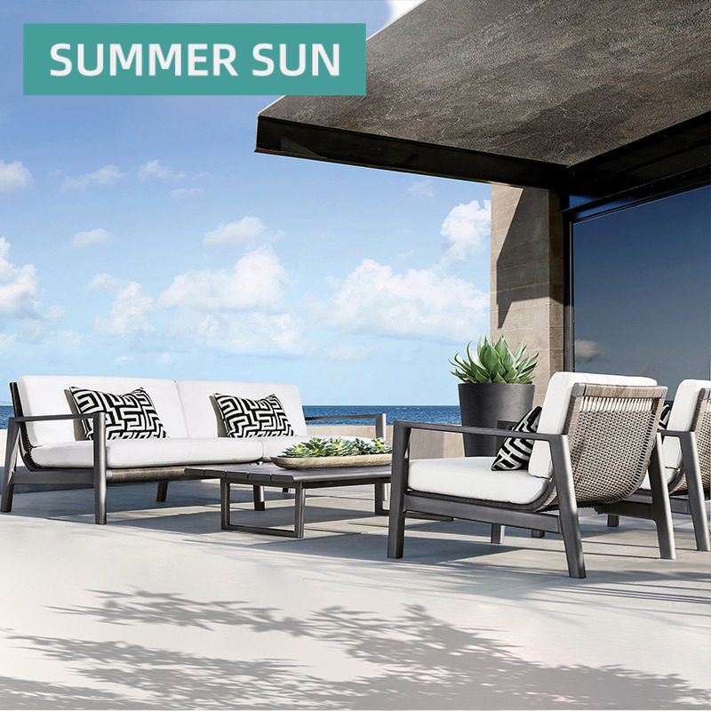 阳光房户外休闲藤椅沙发组合室外花园庭院阳台藤编家具防水防晒,住宅家具,户外沙发,淘宝优惠券,粉丝福利购,淘宝优惠卷