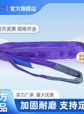 巨力吊装带W01扁平吊装带起重吊带涤纶扁平吊装带加厚扁平吊装带