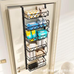 门后挂钩加长免打孔门挂钩门后挂架门后收纳置物架挂篮门后挂衣架