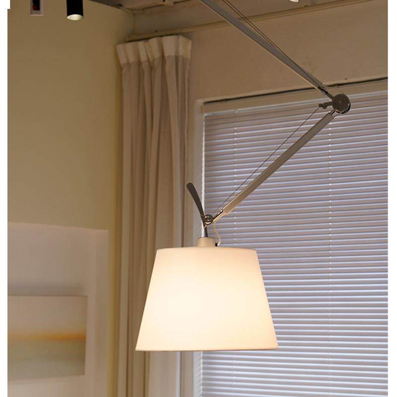 意大利Artemide书房可移位餐厅吊灯Tolomeo摇臂卧室悬挂工作室灯