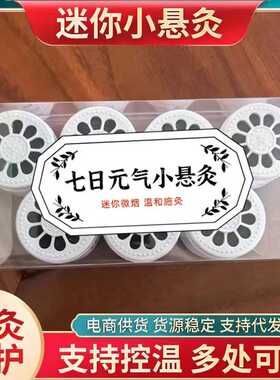 七日小悬灸家用随身灸微烟迷你筒便携艾灸盒控温艾灸罐艾柱灸温灸
